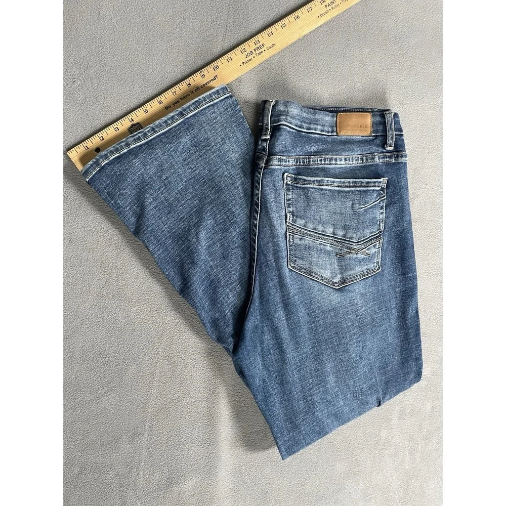 BKE Payton Mid‎ Rise BOOTCUT Jeans 36x31.5 Men Blue Universal Fit Stretch